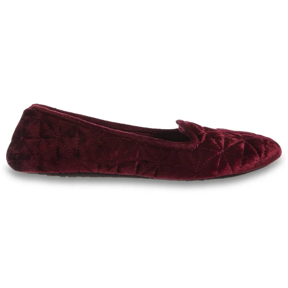 Women’s Crushed Velour Stephanie Closed Back Slippers