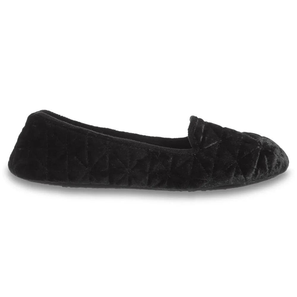 Women’s Crushed Velour Stephanie Closed Back Slippers