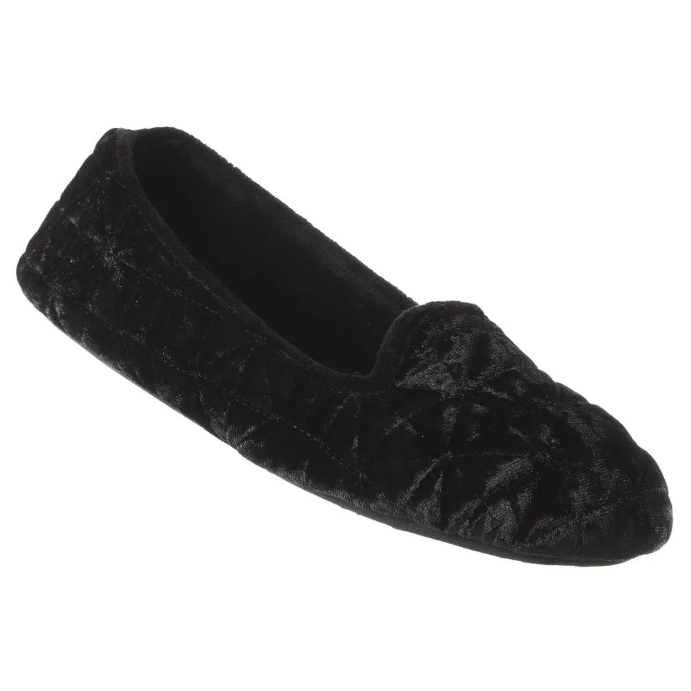 Women’s Crushed Velour Stephanie Closed Back Slippers