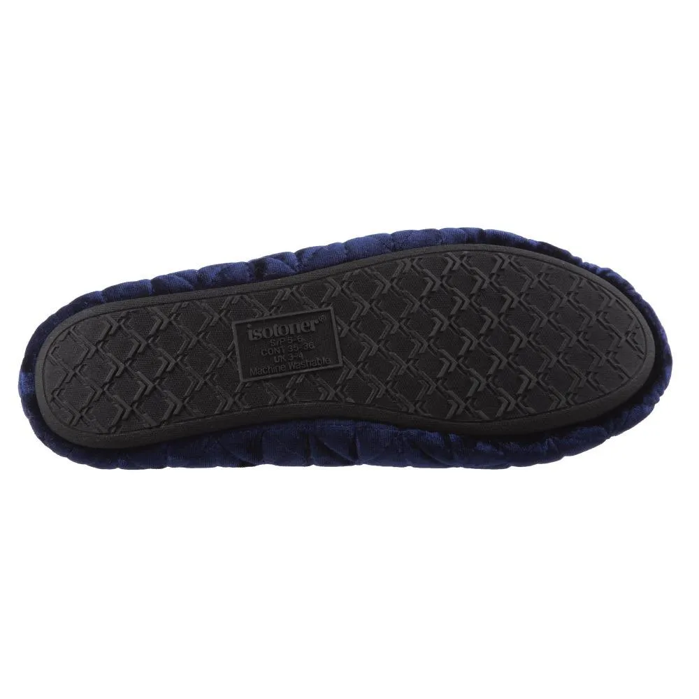 Women’s Crushed Velour Stephanie Closed Back Slippers