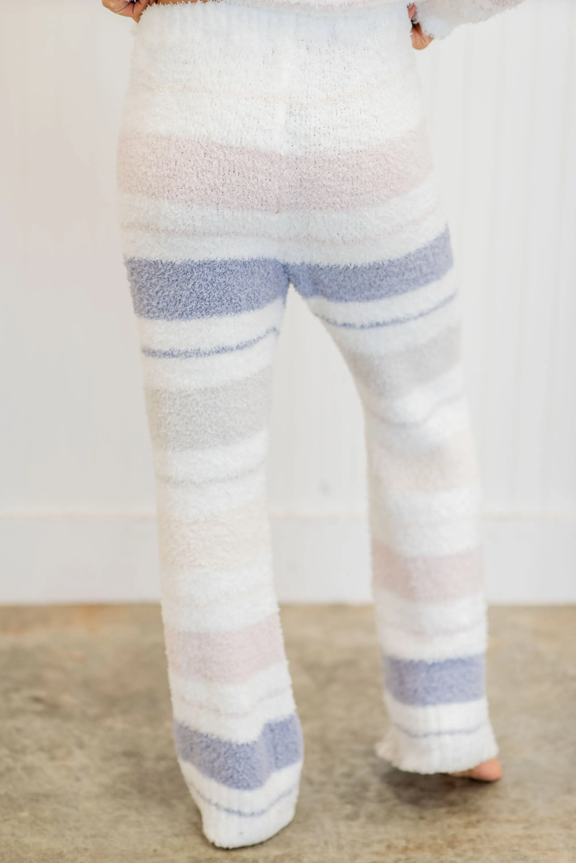 Wonderful Winter PJ Pants, White-Periwinkle