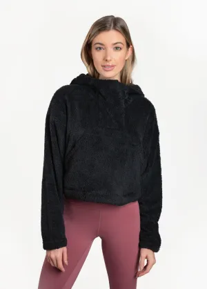 Yanali Fleece Cropped Hoodie