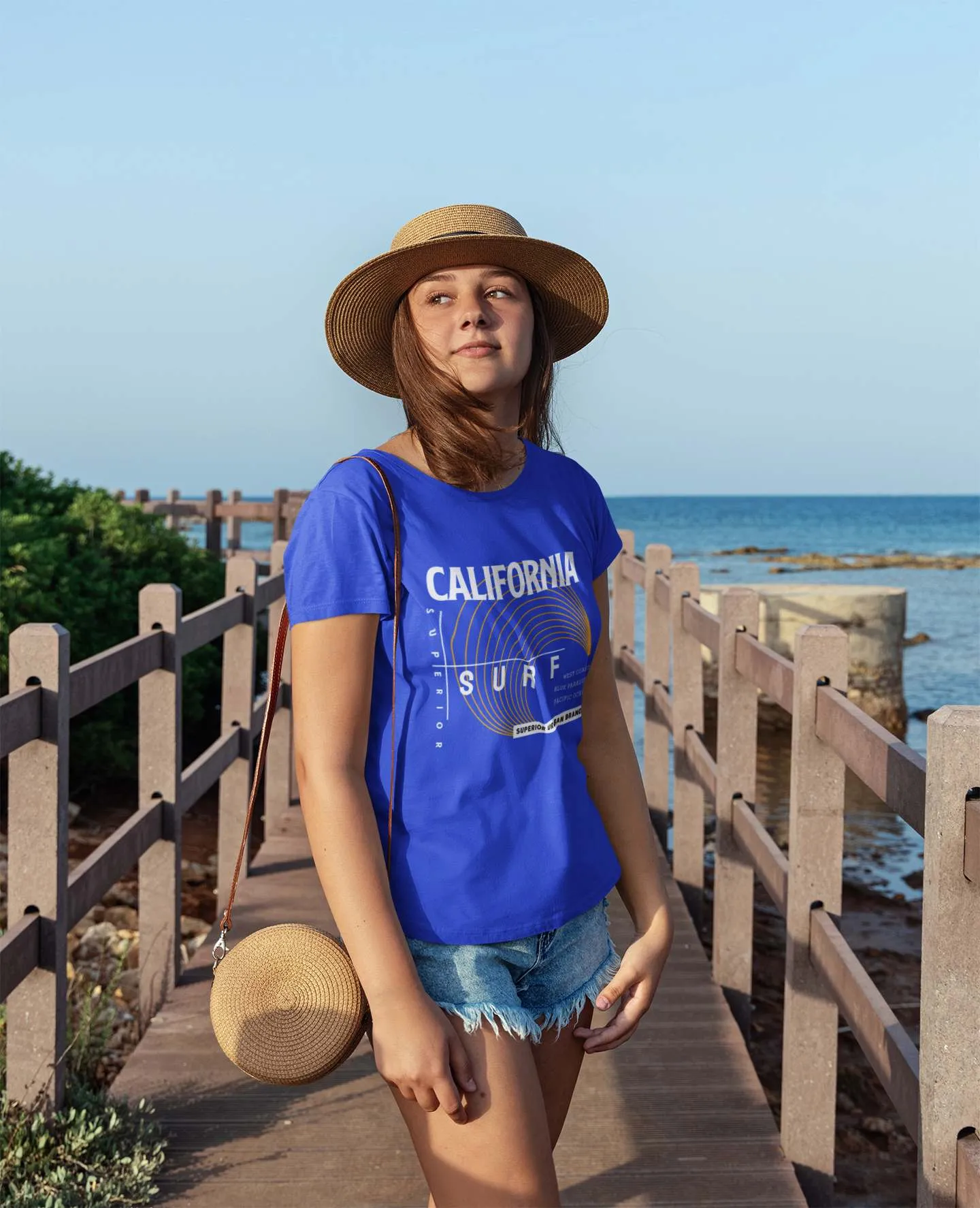 Youth/Kids Slogan T-Shirts 'California Surf'