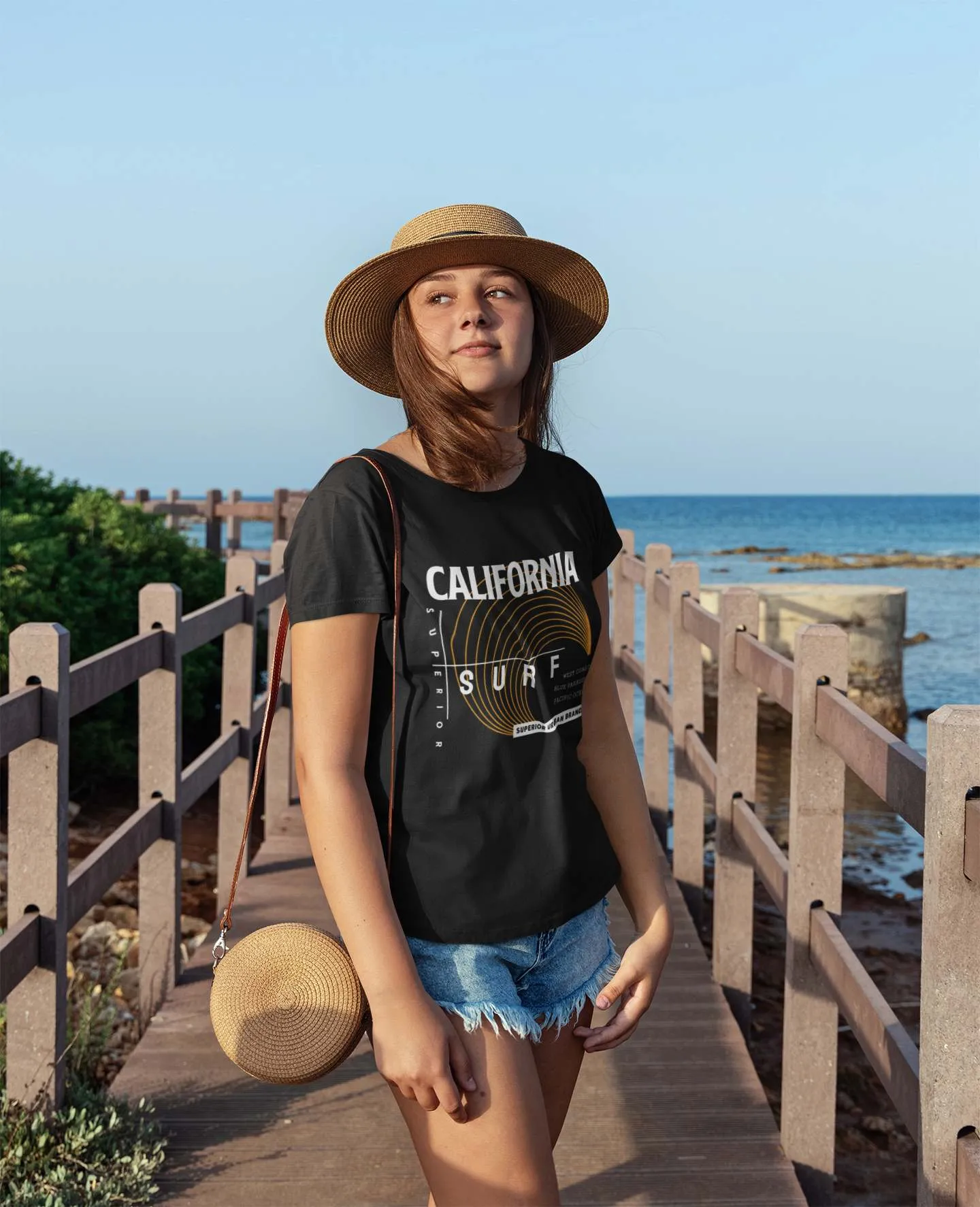 Youth/Kids Slogan T-Shirts 'California Surf'